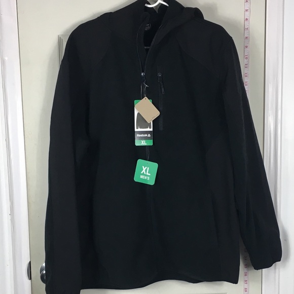 Reebok Other - NEW Reebok jacket utility hoodie black XL